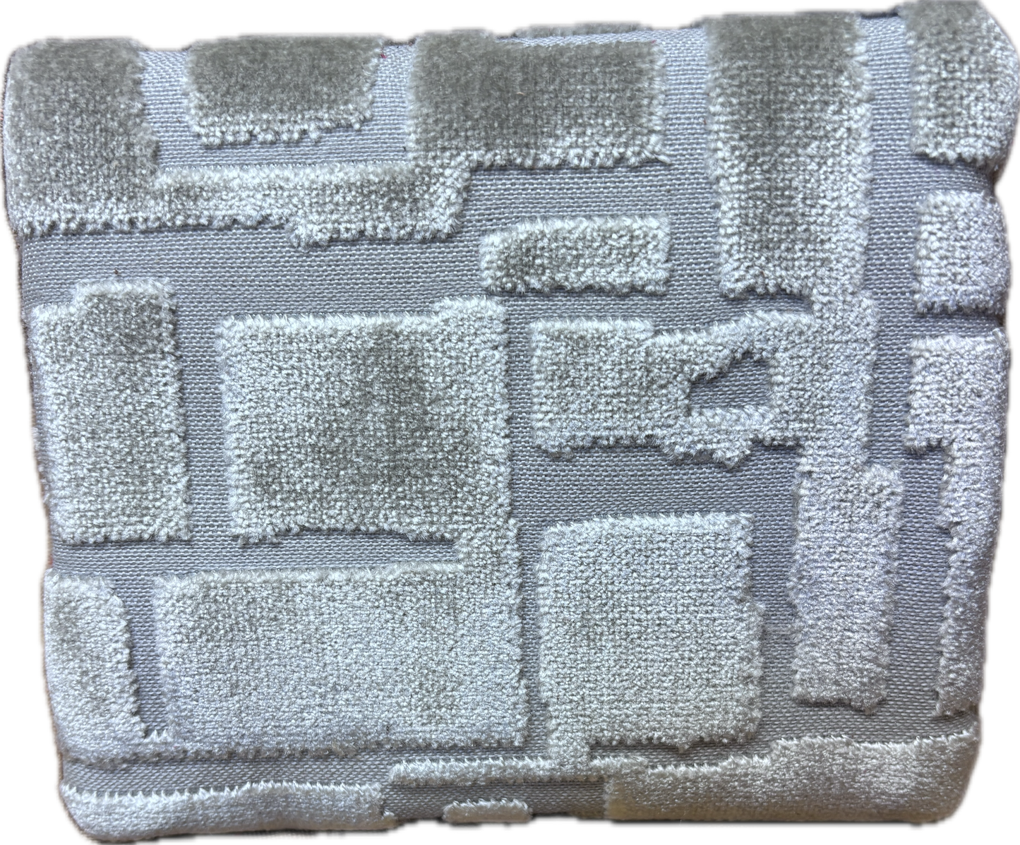 Small Essentials Pouch 4.5 x5.5 with D Ring-Silver Ice Cut Velvet - DMD Bags