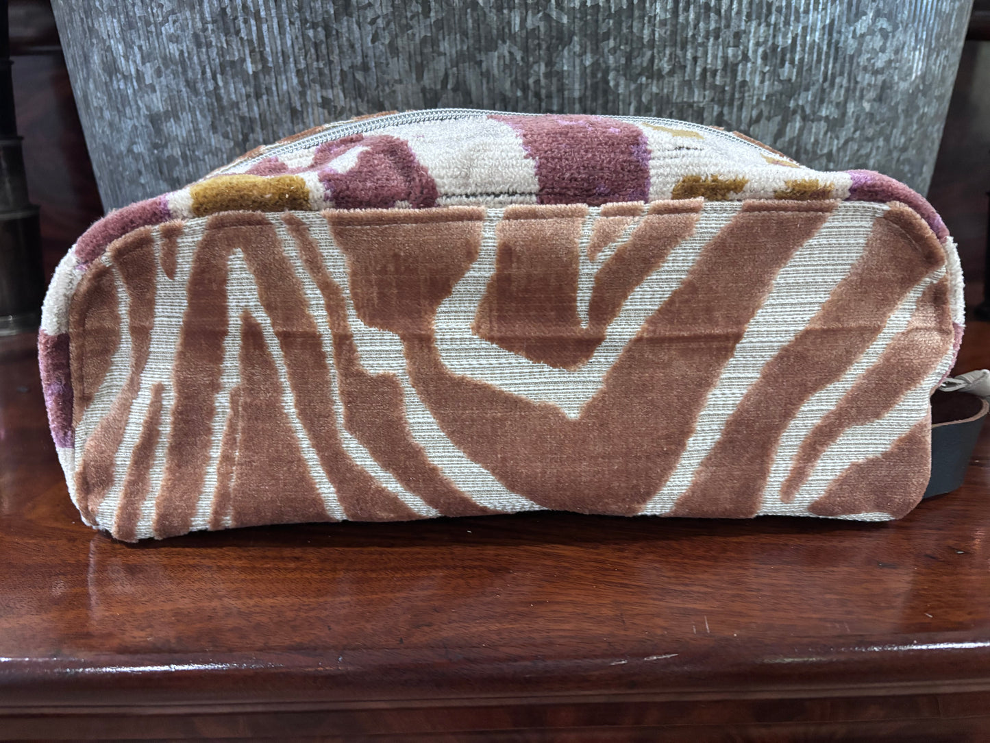 Vanity Bag Patchwork Rose Gold and Lavender