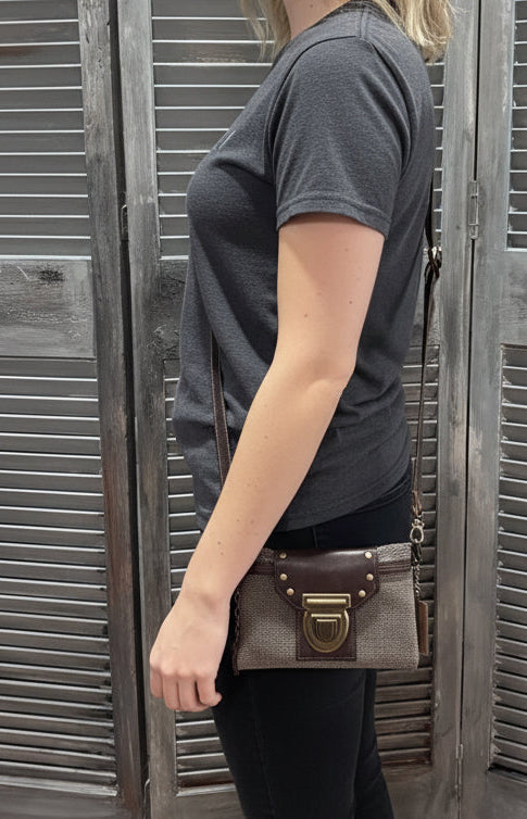 Stadium Approved Bag-Leather flap & Strap - DMD Bags