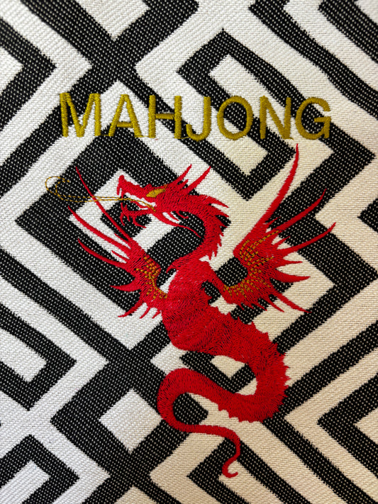 Mahjong Bag Red Dragon & Dots - DMD Bags