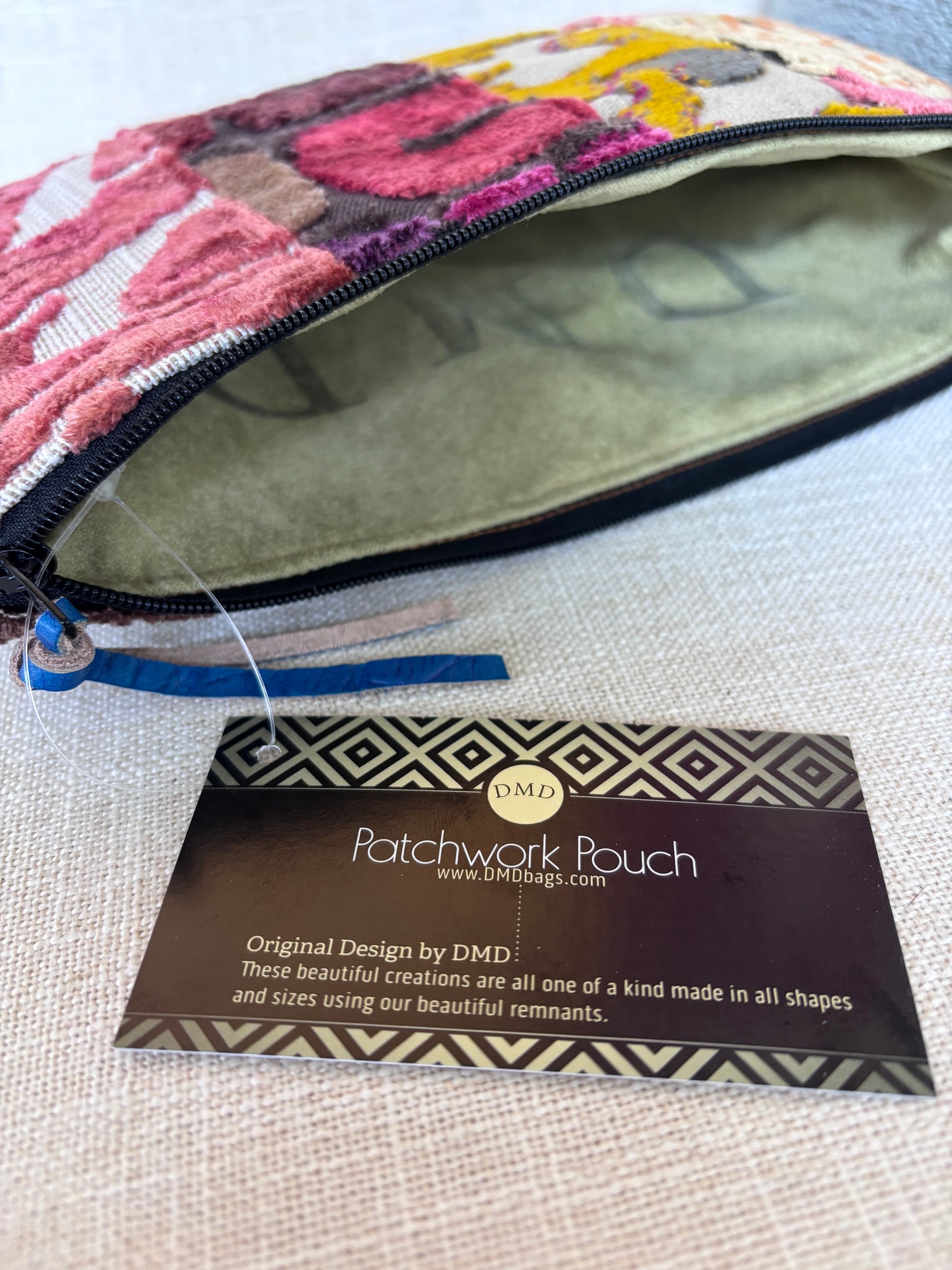 Patchwork Pouch 9.5x6 - DMD Bags