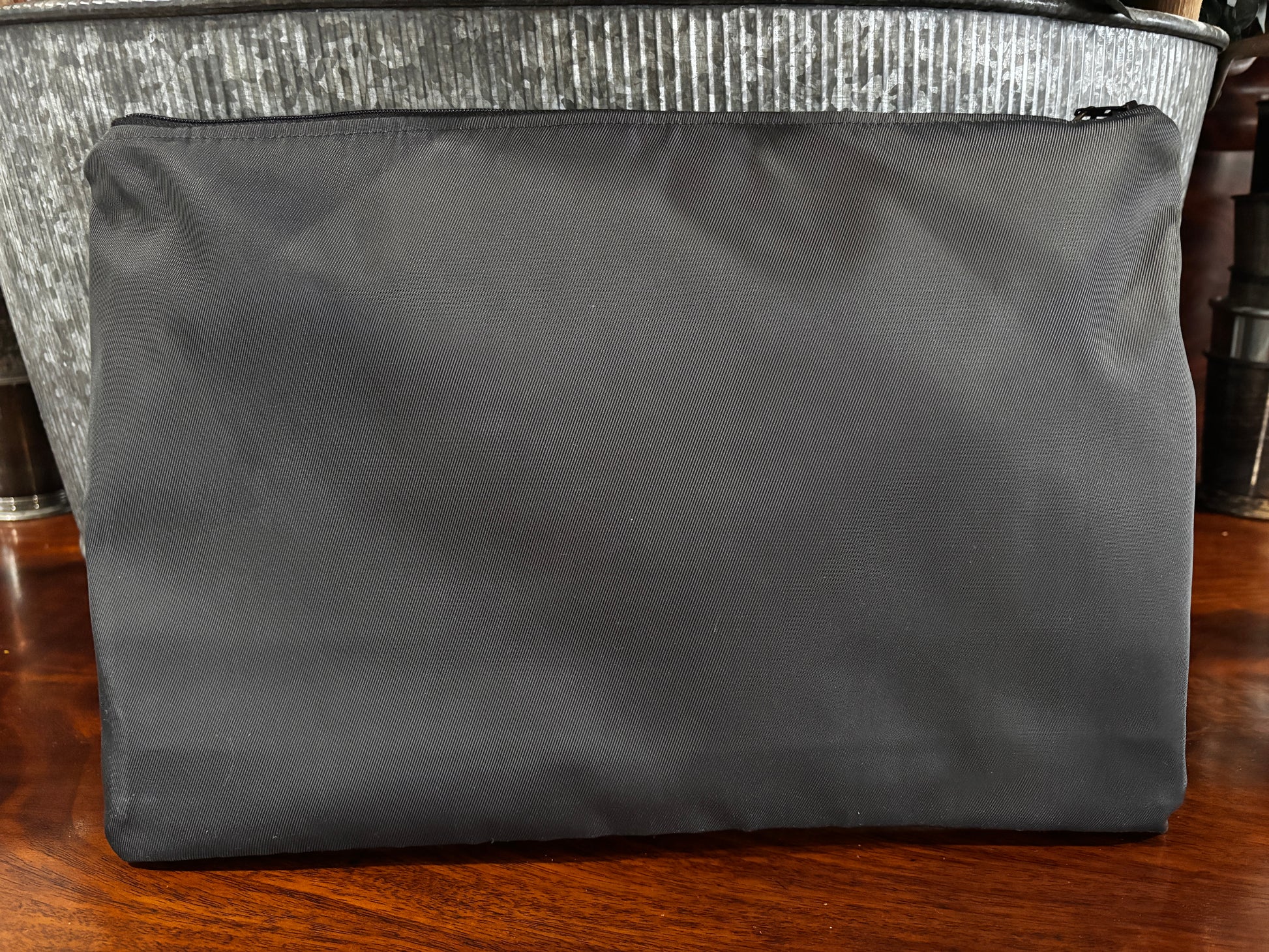 9.5x14 Large Pouch - Charcoal Bee - DMD Bags