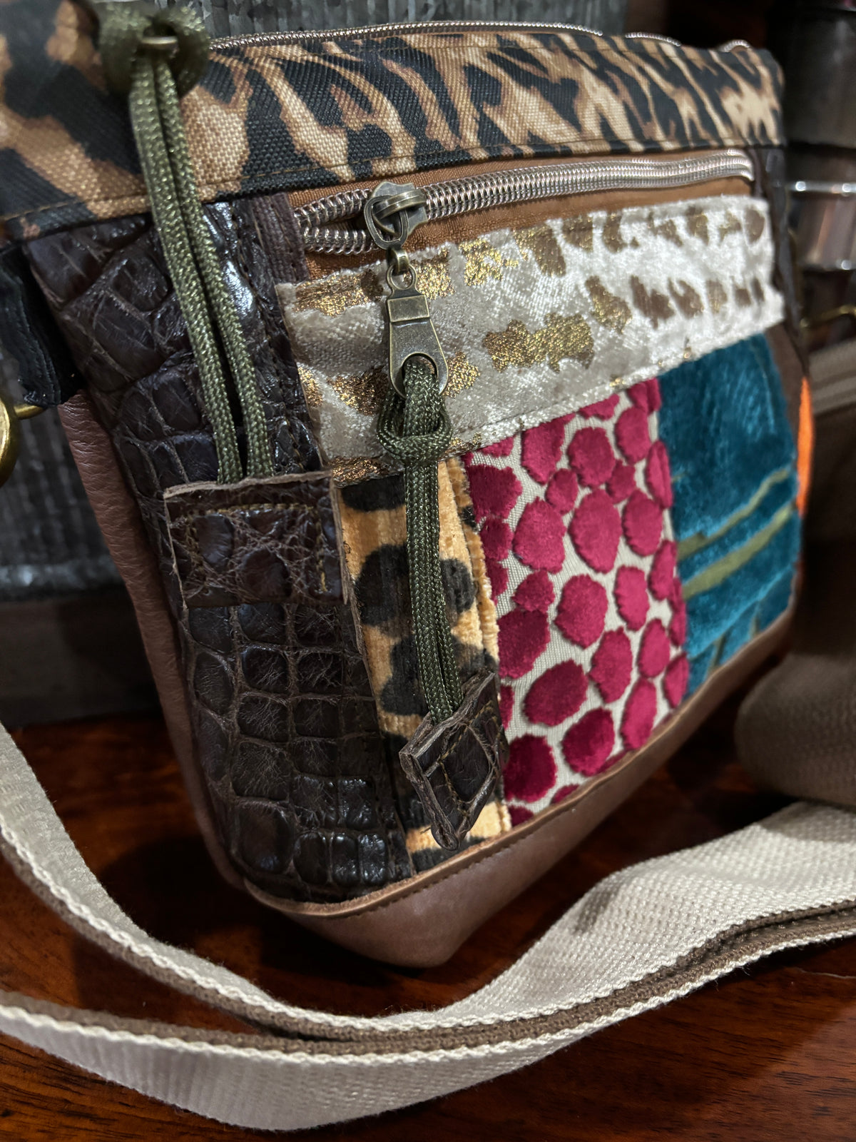 Scale down in size for the Cortney Bag- One of a kind Crossbody or adjust for a shorter style