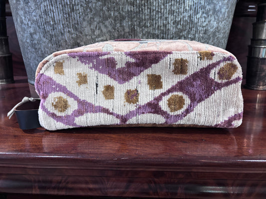 Vanity Bag Patchwork Rose Gold and Lavender