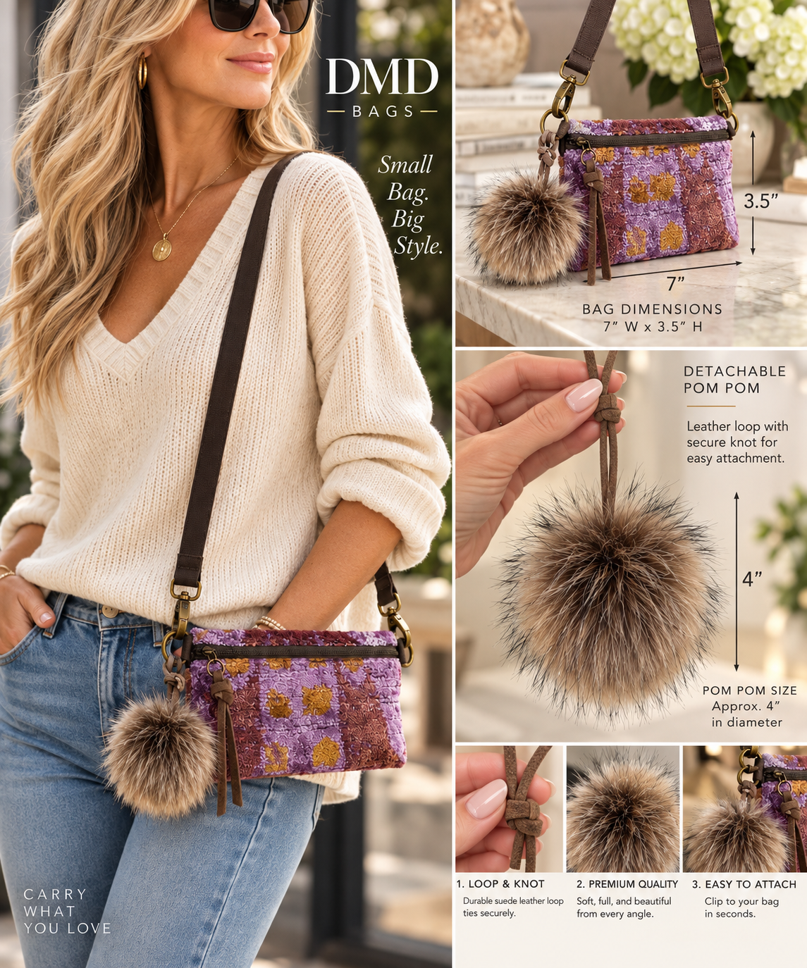 Slim Gem Purple Chenille