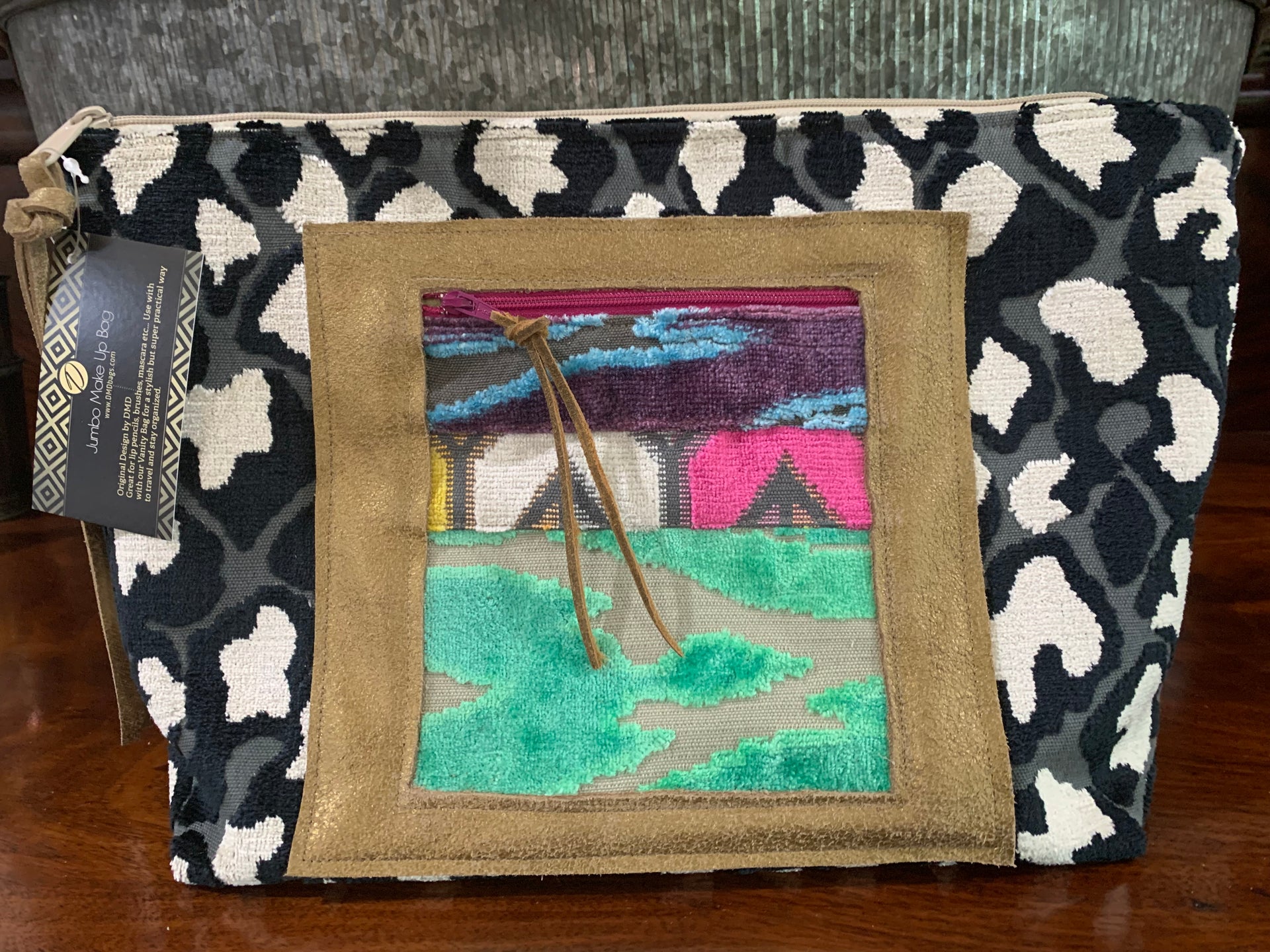 Jumbo Make Up Patchwork Pocket