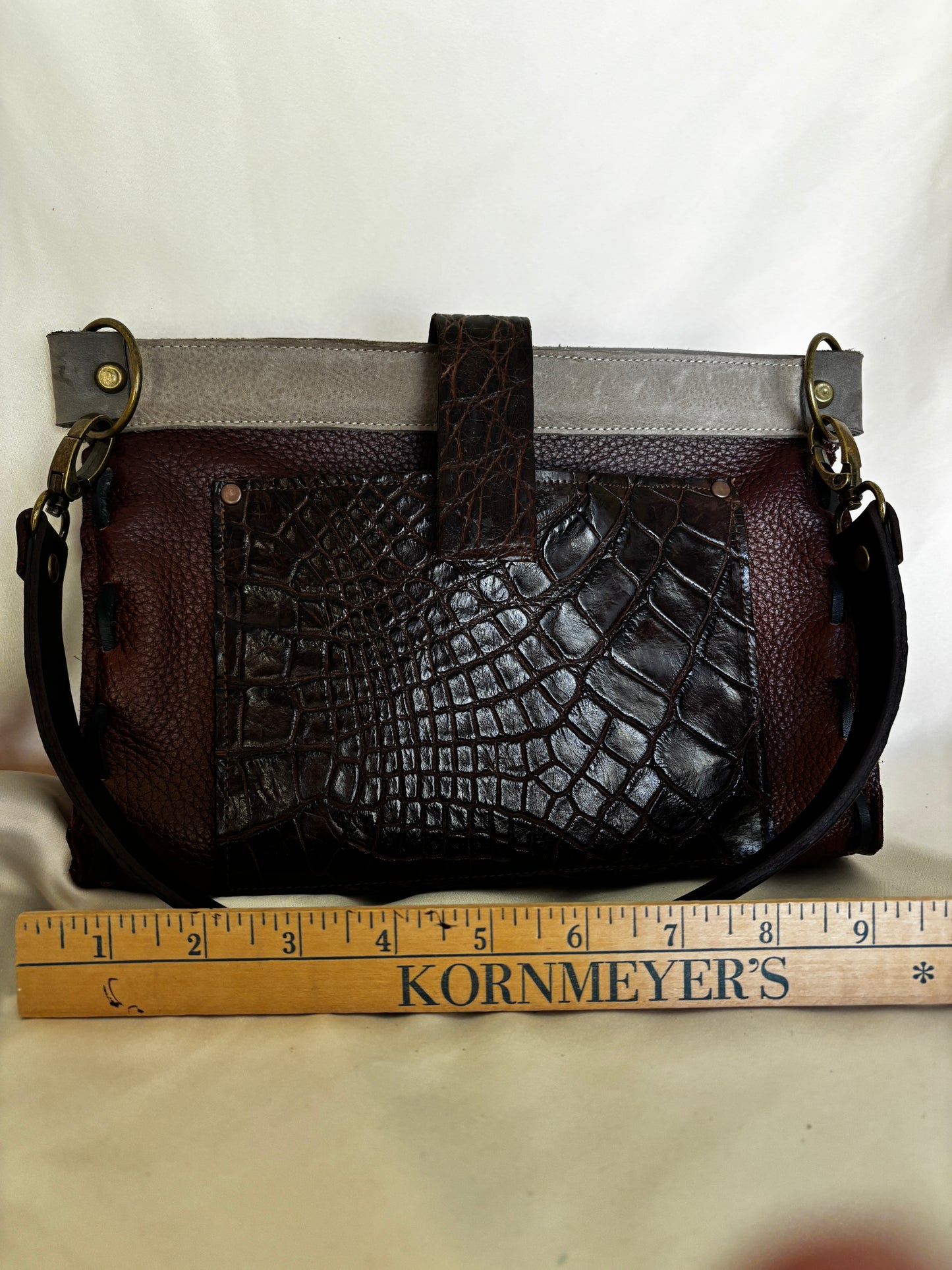 Mini Satchel- All leather & Alligator