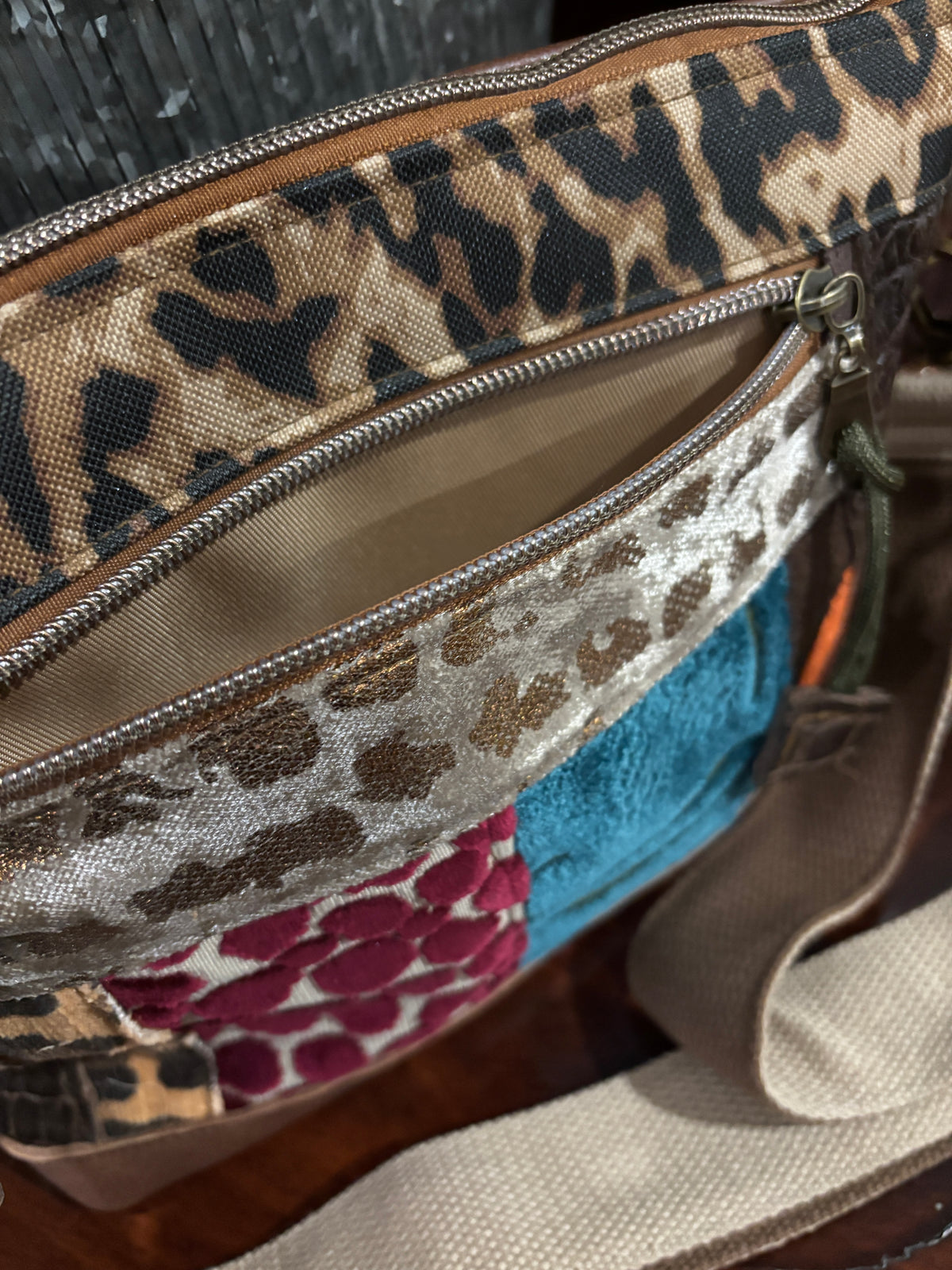 Scale down in size for the Cortney Bag- One of a kind Crossbody or adjust for a shorter style
