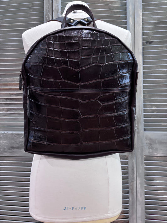 Alligator Back Pack! Genuine Florida Gator!! Medium - DMD Bags