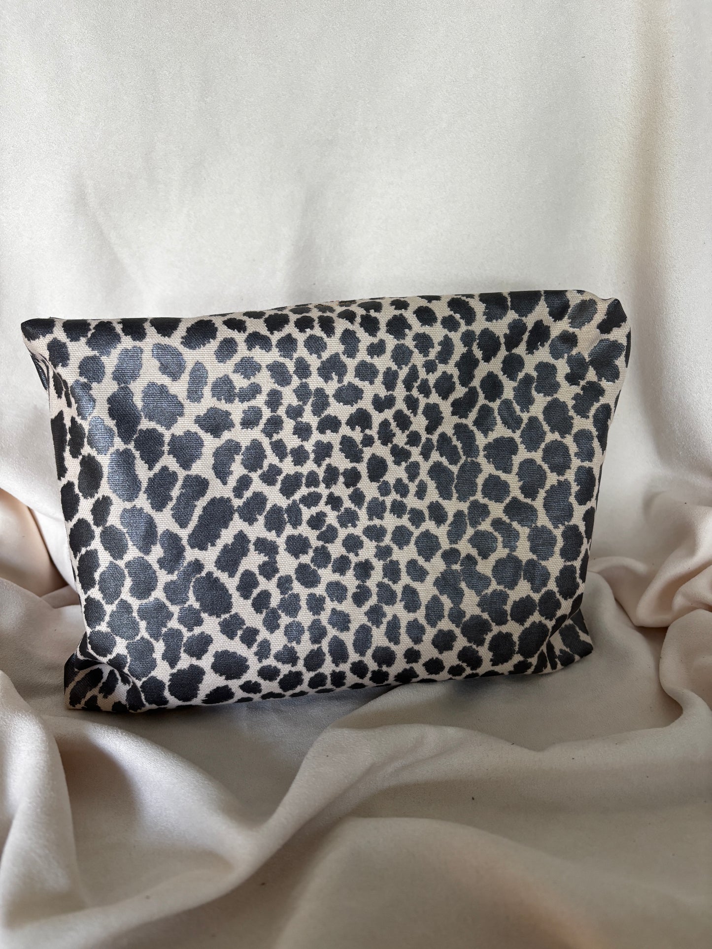 Cheetah Pouch Orange and Blue accent