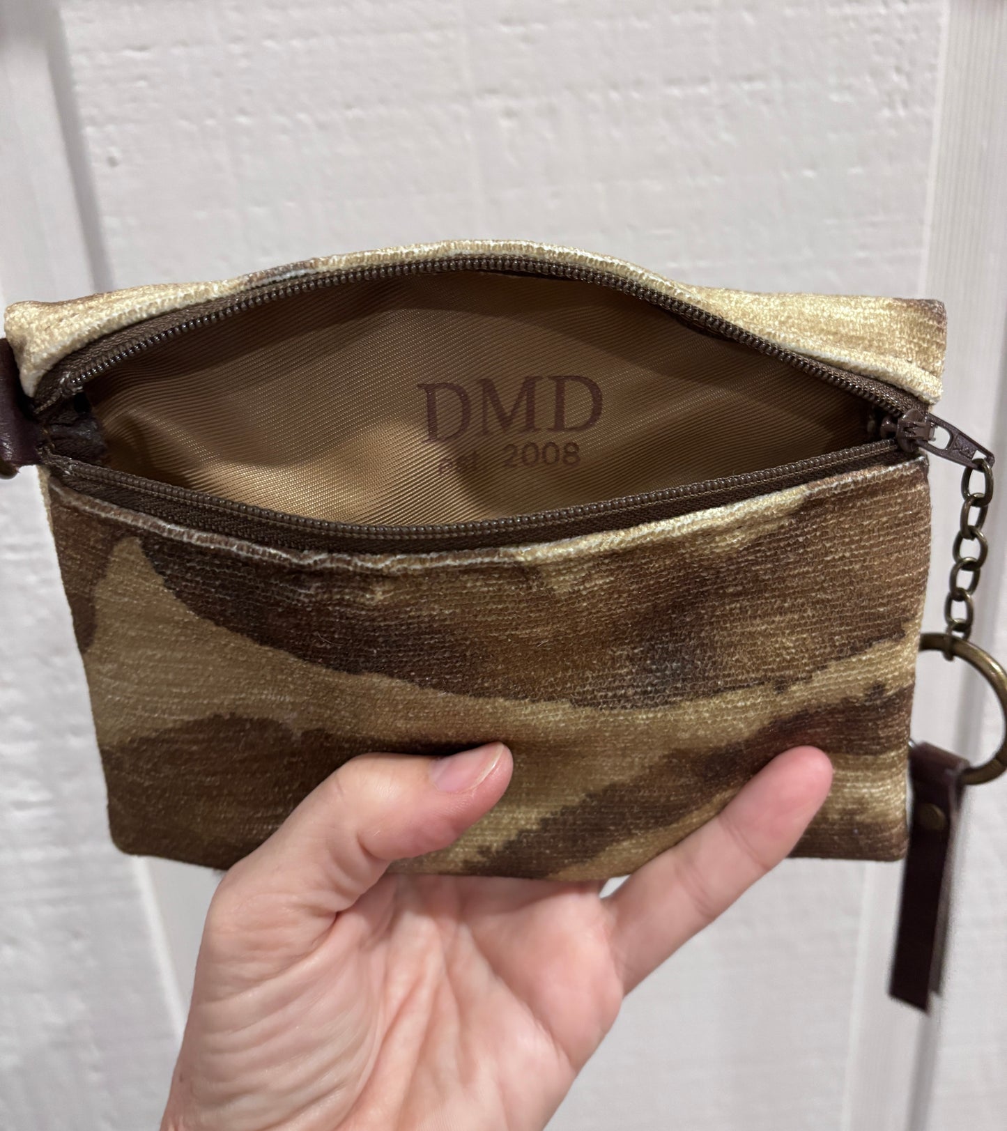 The New Large Essential with D ring- velvet tiger print *couture💖