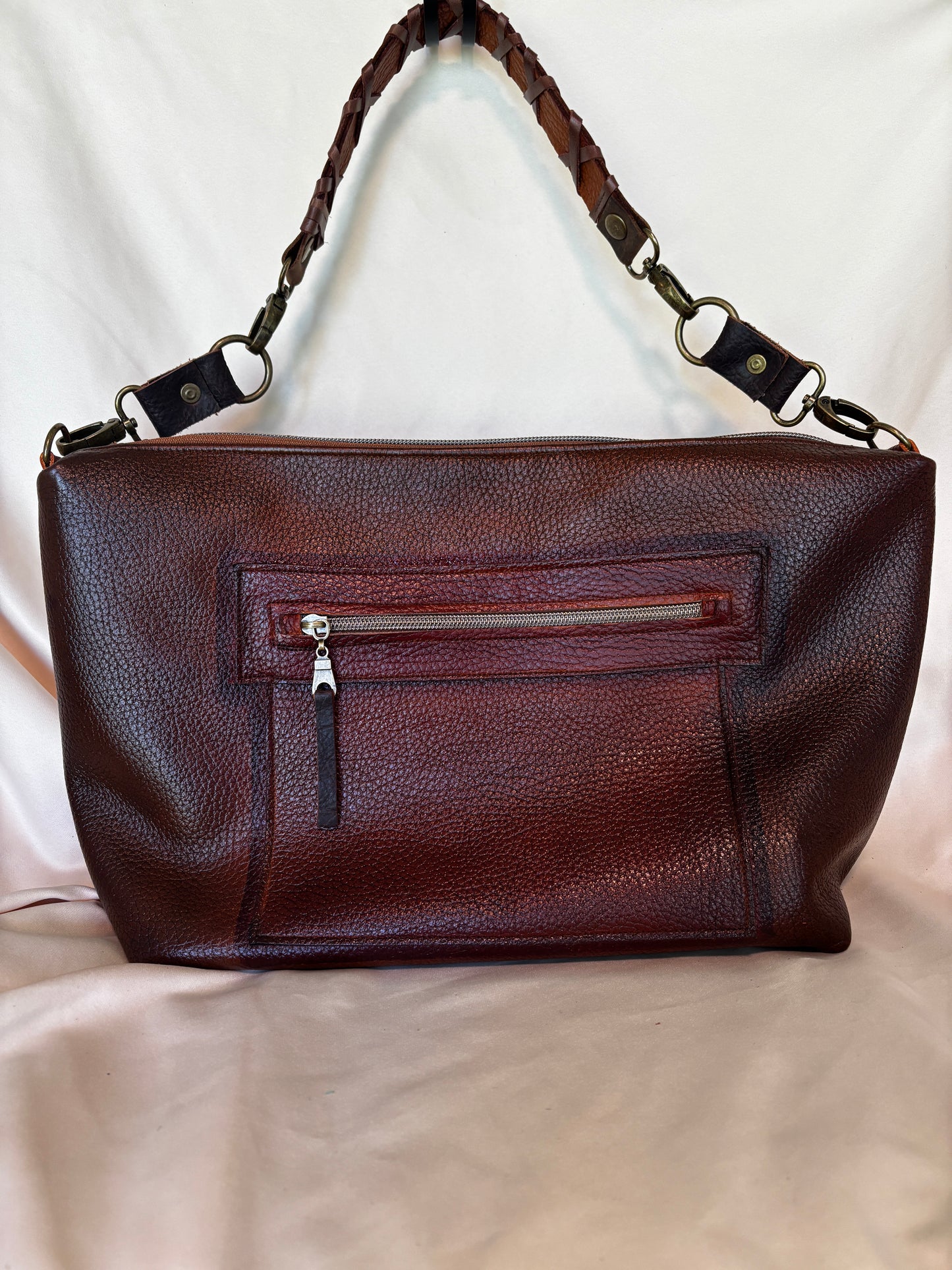 One of a kind! Velvet and Leather Gorgeous!