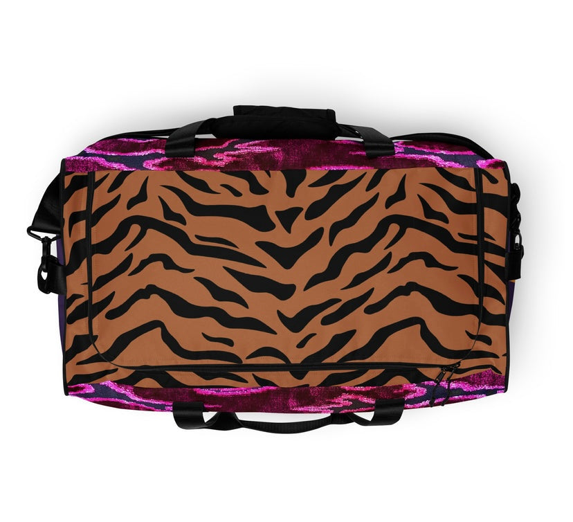 The DMD Carpe Diem Duffle Pink Flame & Tiger - DMD Bags
