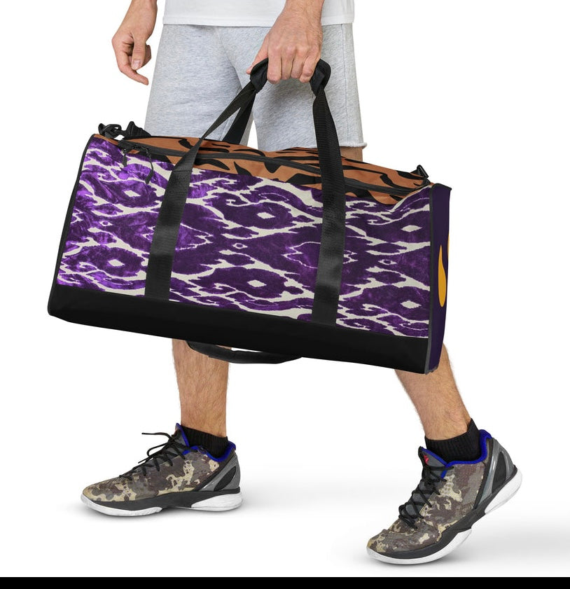 Tiger Duffle Purple & Tiger - DMD Bags