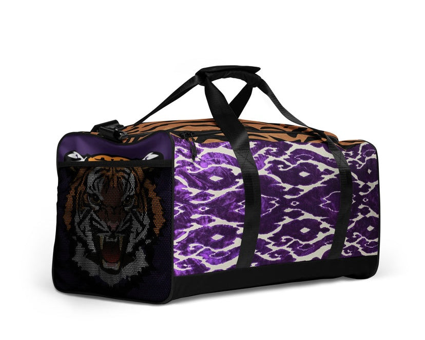 Tiger Duffle Purple & Tiger - DMD Bags