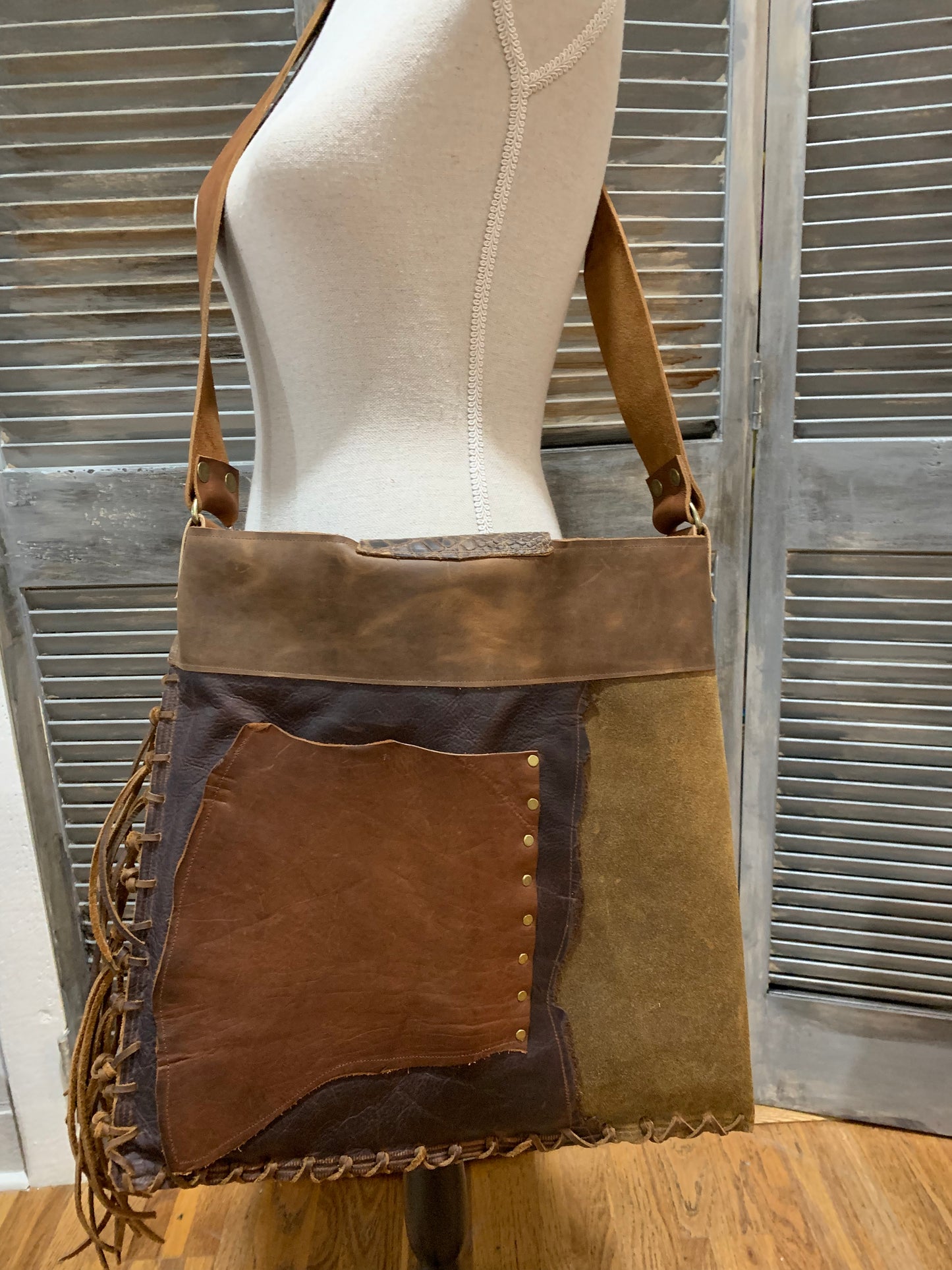 Rustic Leather Bag - DMD Bags