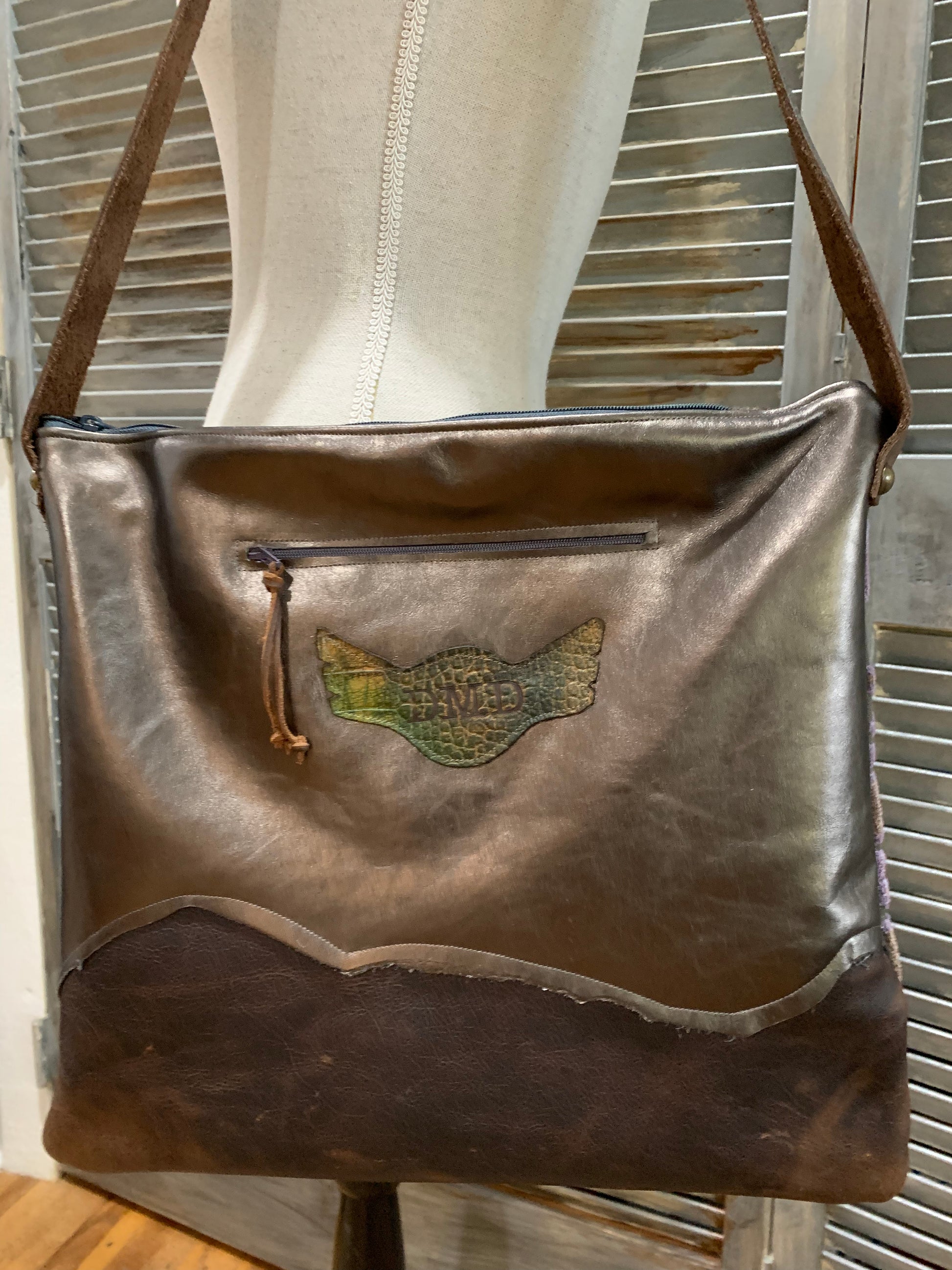 Pewter & Bronze with hints of lavender. - DMD Bags