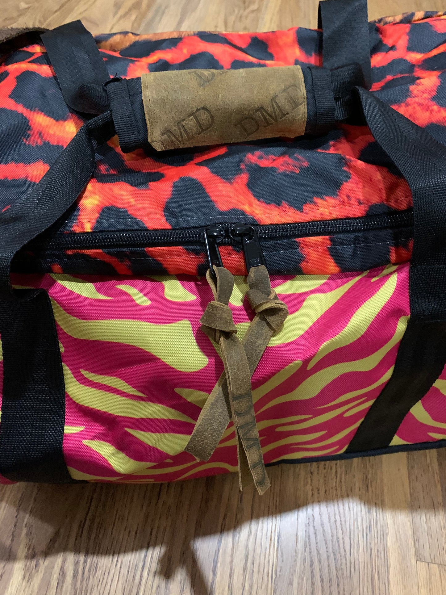 Pink Tiger & Blazing Cheetah “Carpe Diem” Duffle Bag LS “ Traveler Companion” - DMD Bags