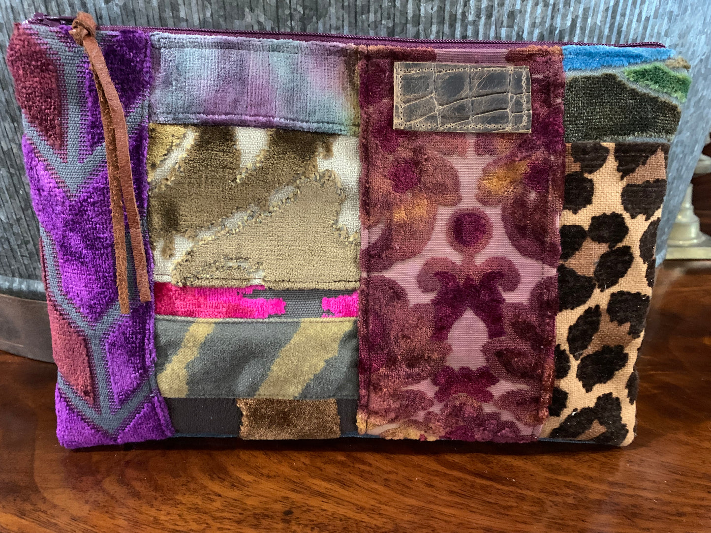 Patchwork Pouch 11x7.5 - DMD Bags