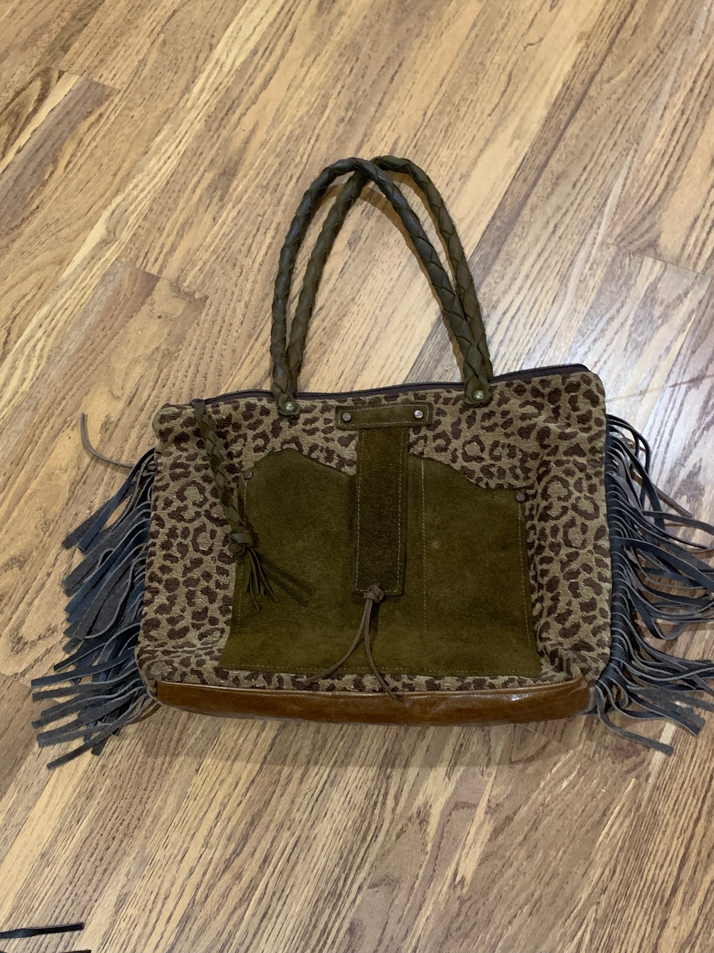 Re-DMD Previously Loved Co-Co Bag in Cheetah and Leather