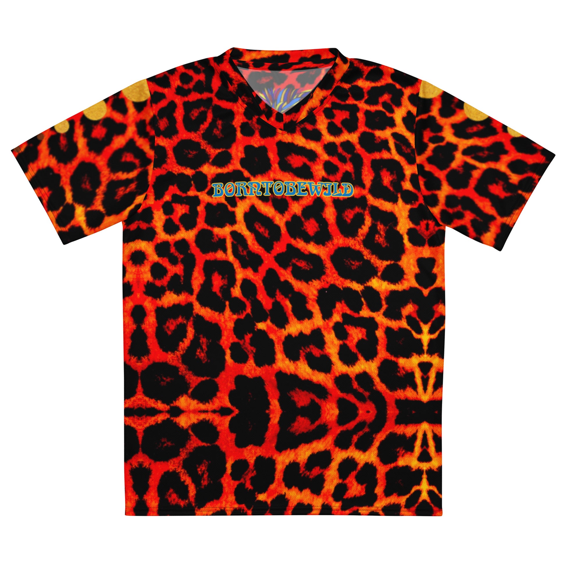 Jersey Top Born to be Wild on Blazing Cheetah Pattern - DMD Bags