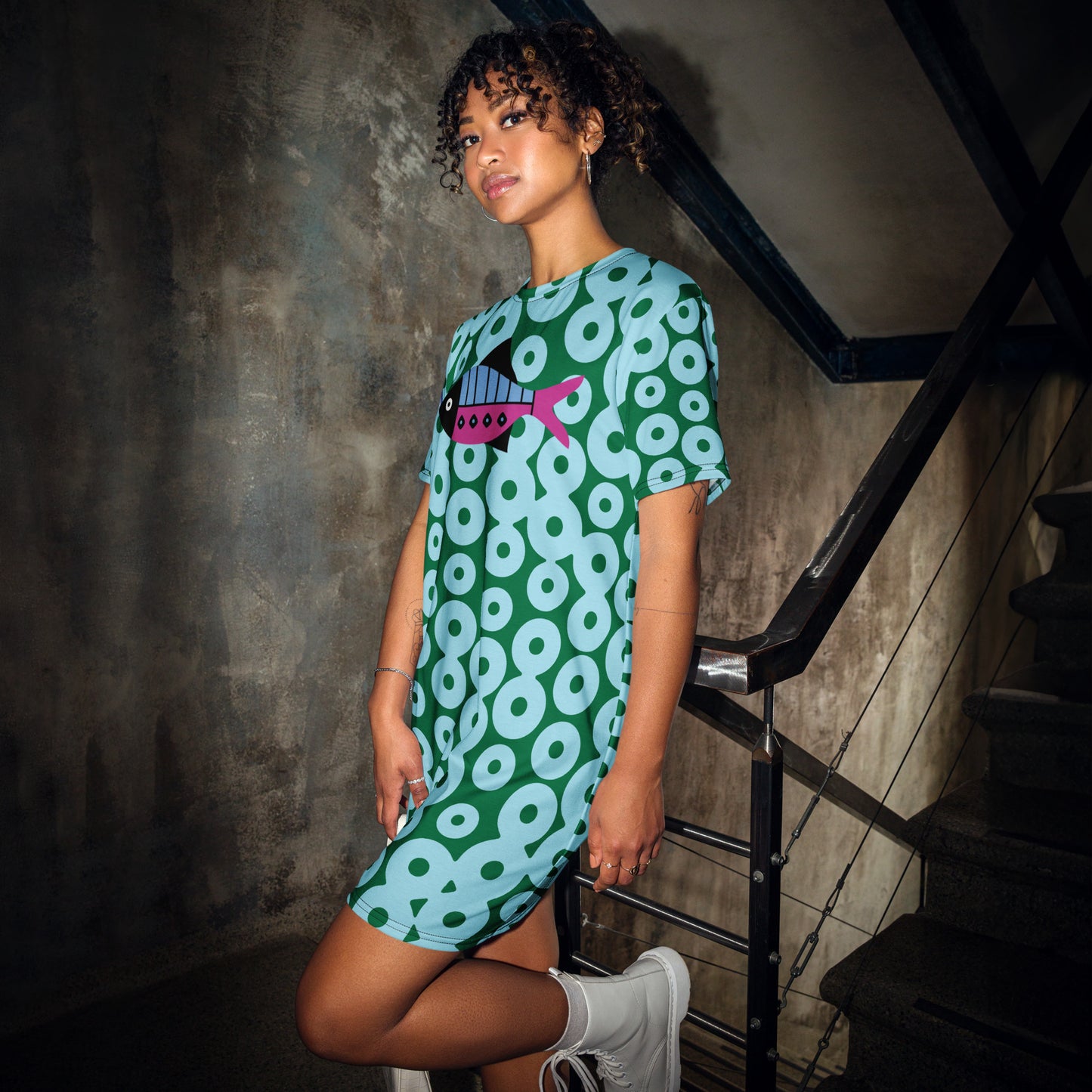 T-shirt dress Fish & Froggy