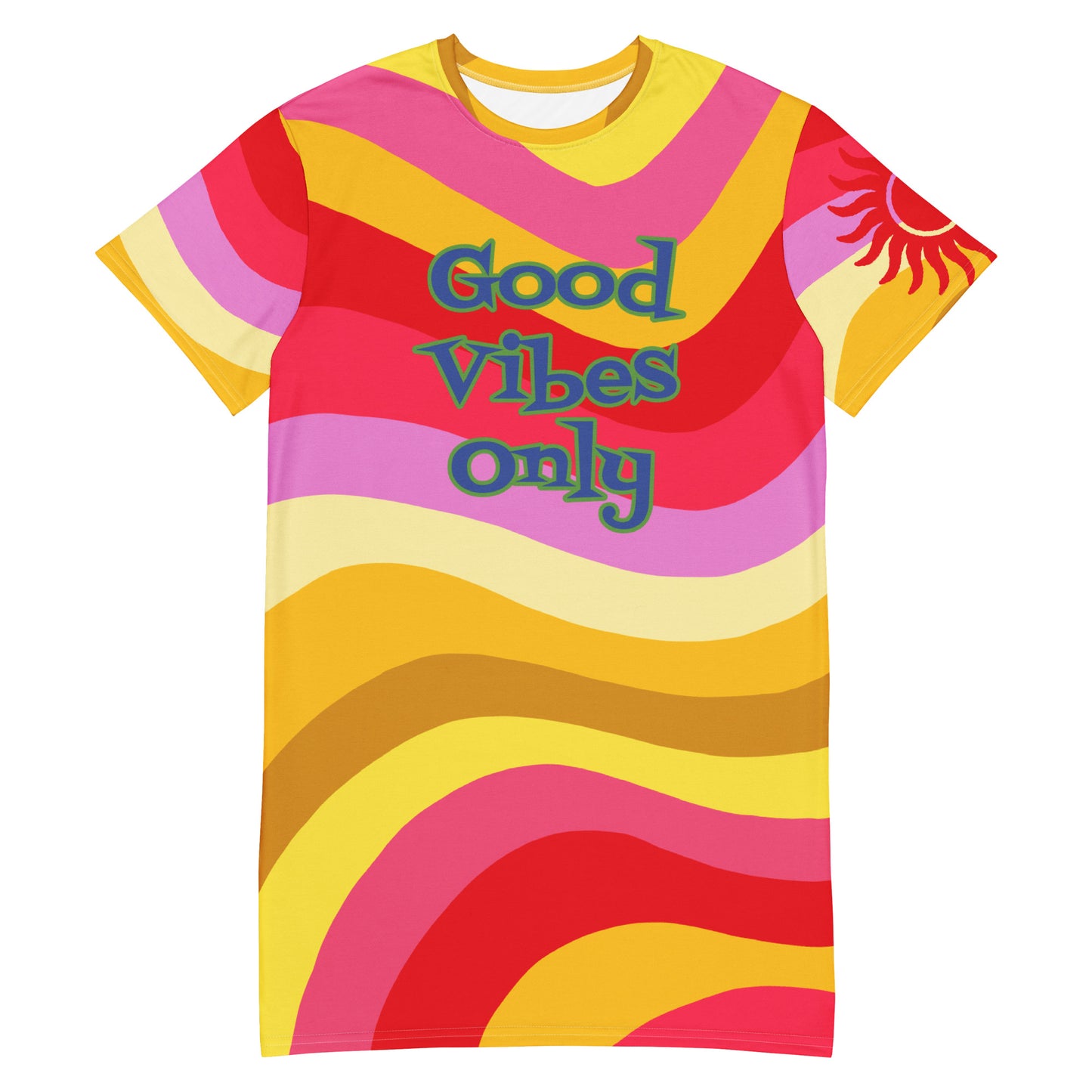 T-shirt dress Good Vibes Only