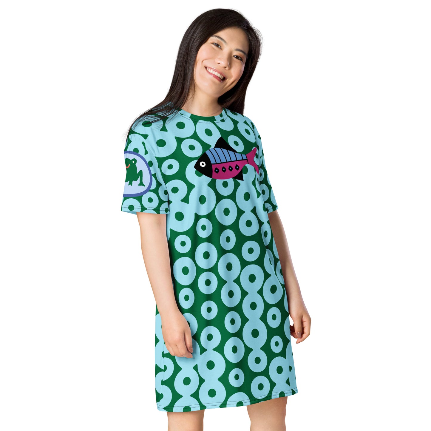 T-shirt dress Fish & Froggy