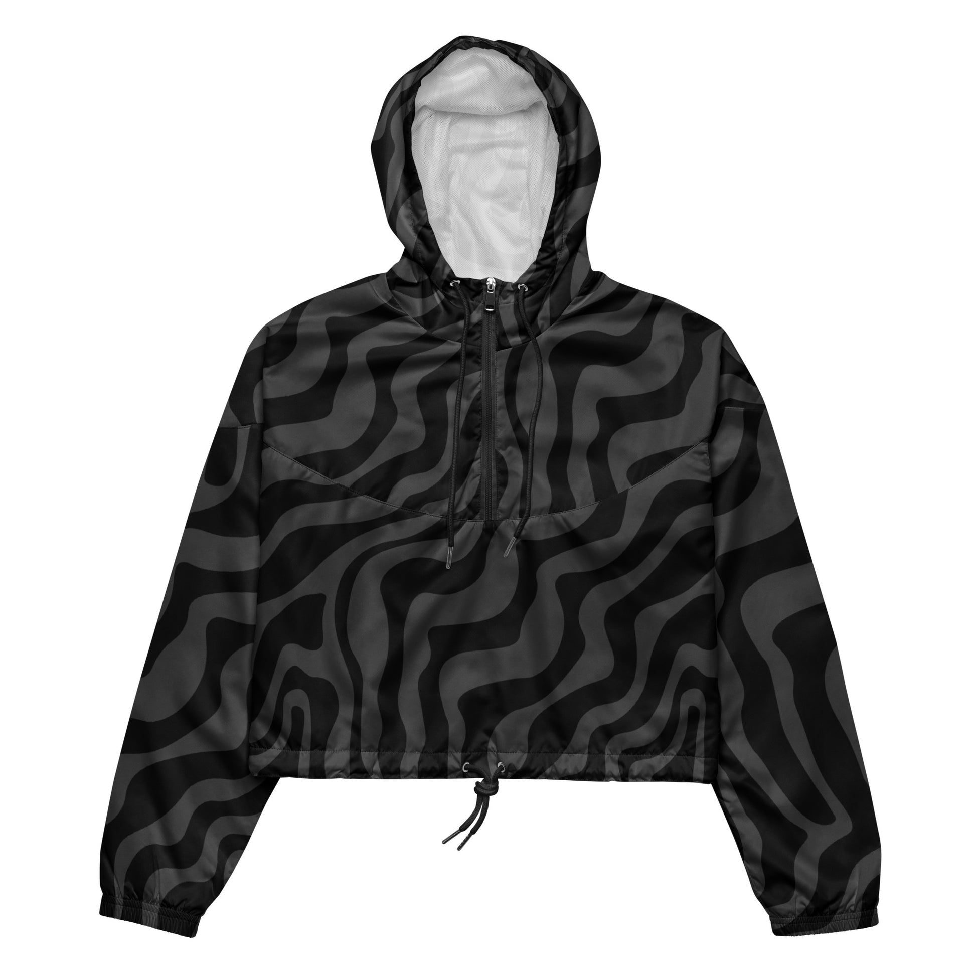 Cropped Windbreaker-Black Eclipse - DMD Bags