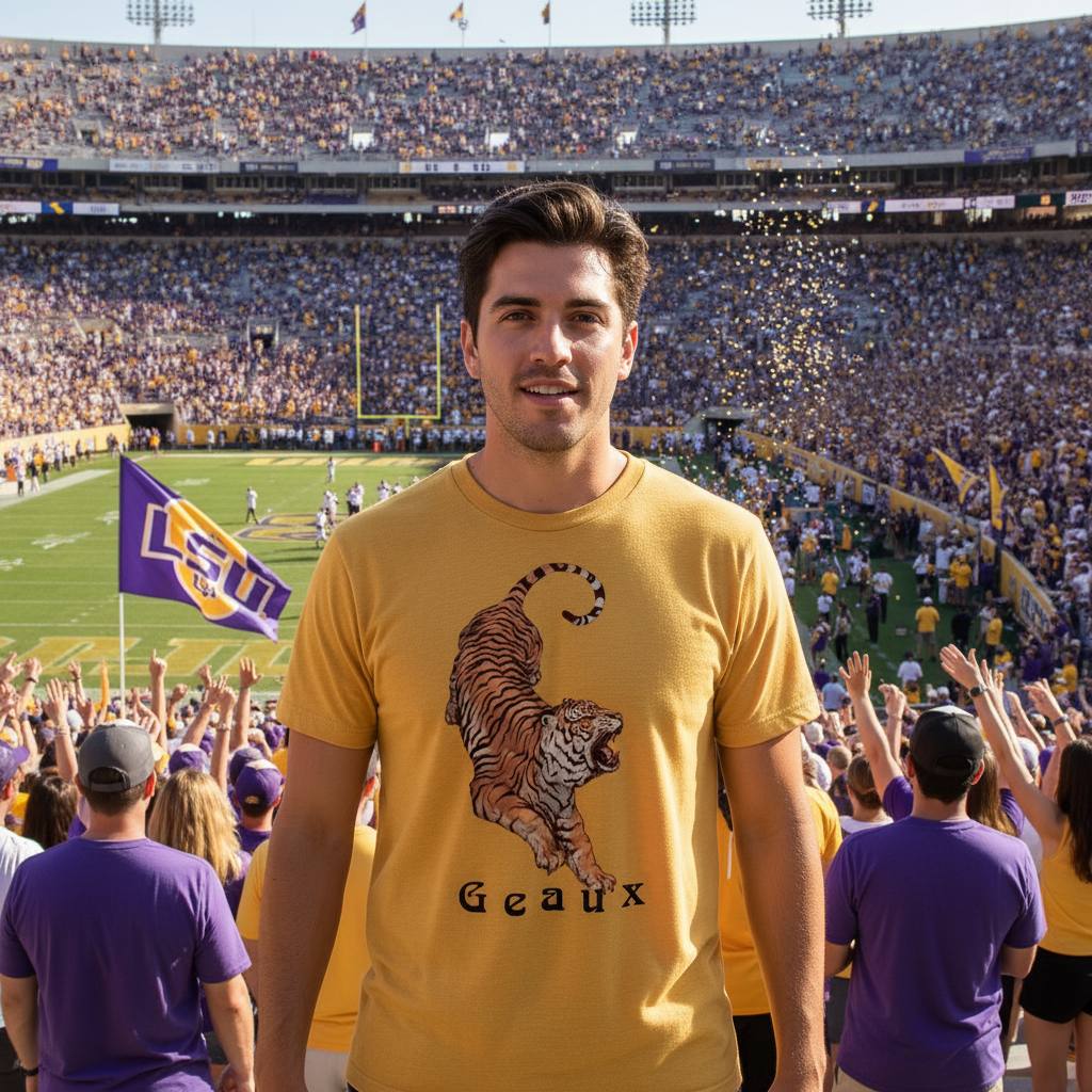 Vintage Vibe Tiger T Shirt Unisex - DMD Bags