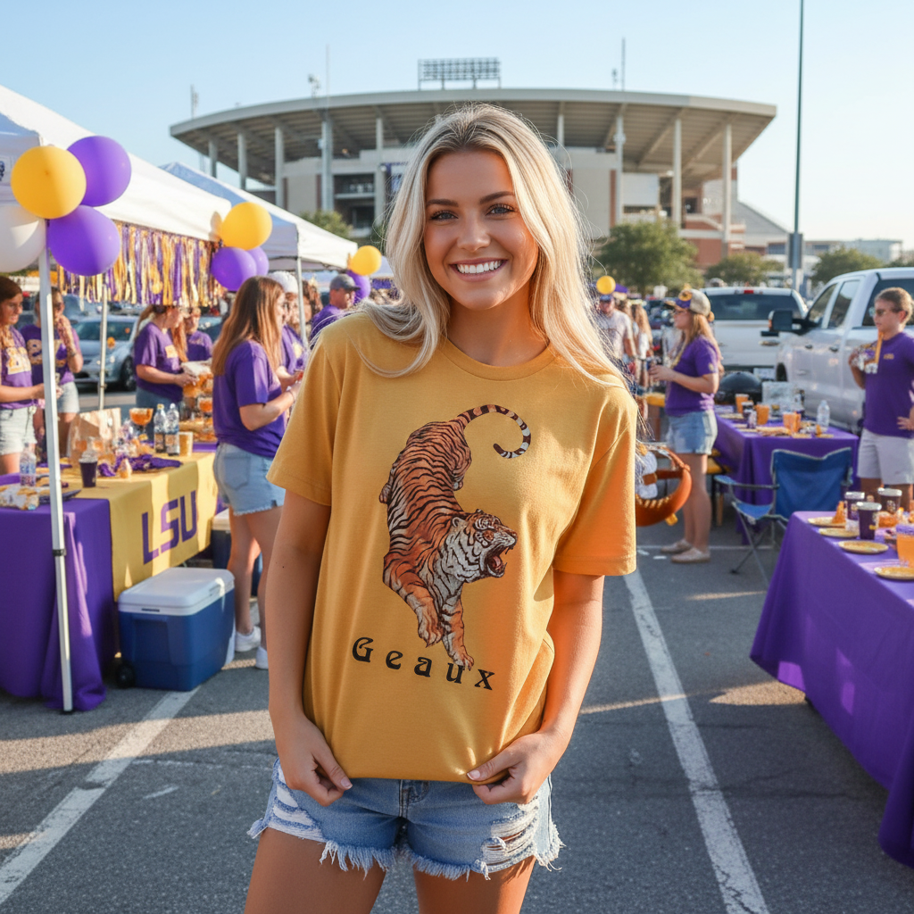 Vintage Vibe Tiger T Shirt Unisex - DMD Bags