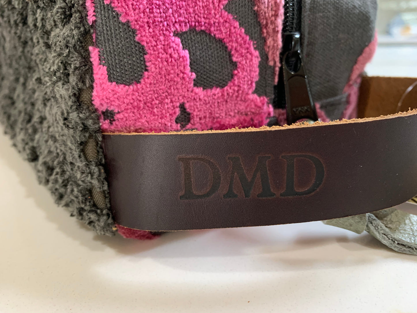Vanity Bag Pink and Gray - DMD Bags